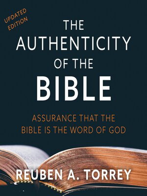 cover image of The Authenticity of the Bible